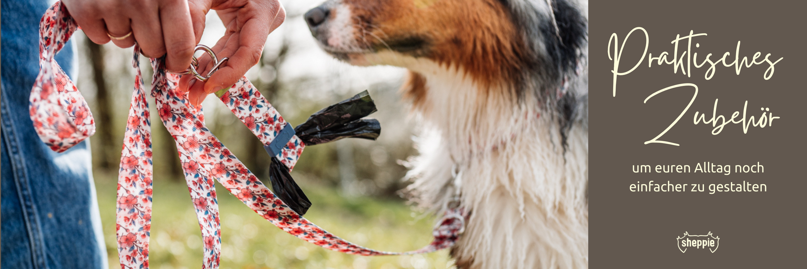 Zubehör für Hundehalsbänder und Hundeleinen Kotbeutelhalter für Kotbeutel