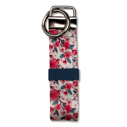Kotbeutelhalter Kirschblüten mit Rundkarabiner - Hundezubehör