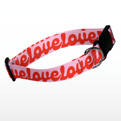 LOVE Halsband | rosarot