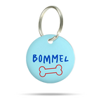 Blauer Knochen - Hundemarke