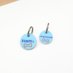 Blauer Knochen - Hundemarke