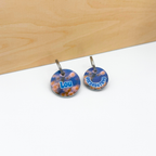 Acryl Hundemarken mit Gänseblümchen Design, personalisiert, leise und klimperfrei, Namensschild mit Namen „Lou“ und zusätzlicher Marke mit Telefonnummer