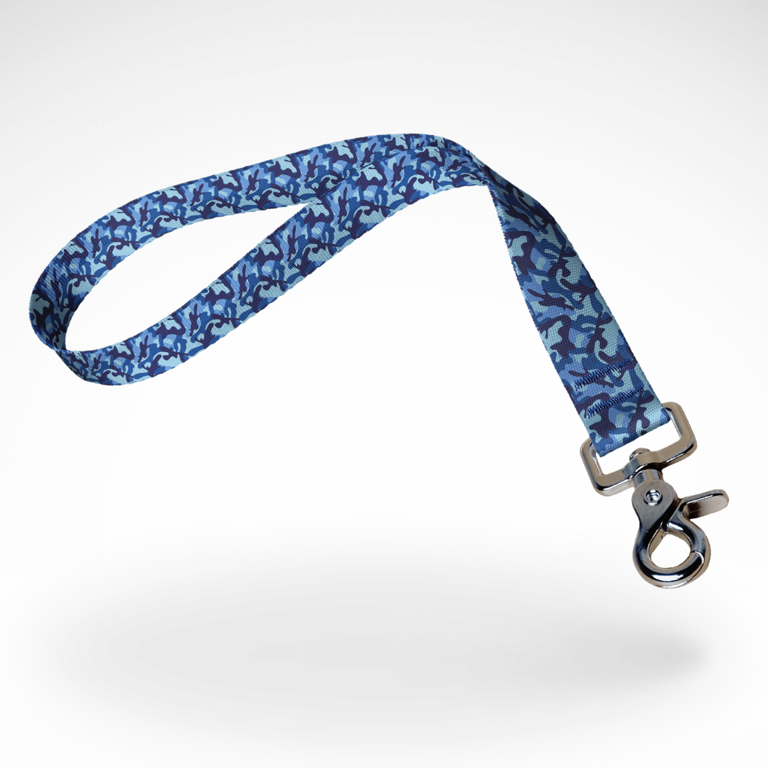 Kurzführer mit Handgriff und Scherenkarabiner, Navy Camouflage